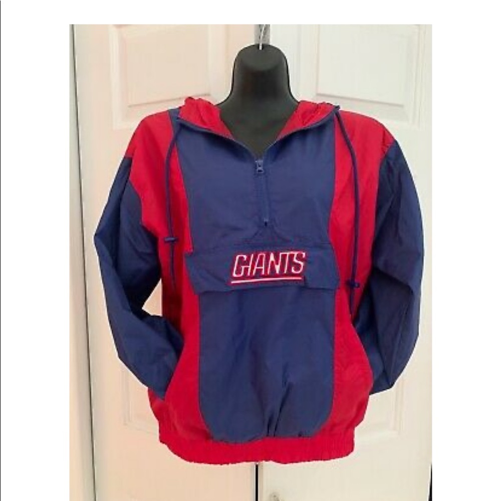 Forever 21 “New York Giants” Half-Zip Windbreaker